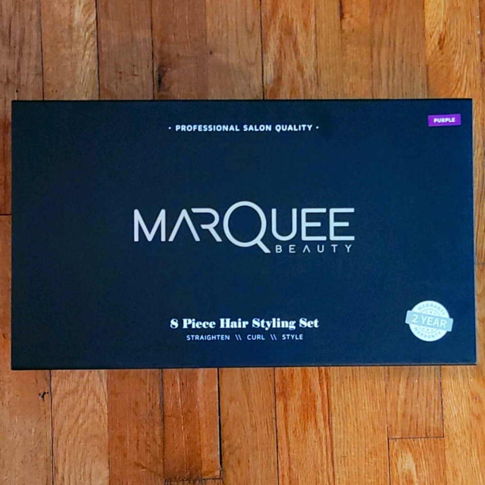 Marquee 8 piece styling wands & hair straighter